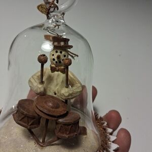 Flurryville Collection by Living Quarters Yuletide Tunes Snowman Drummer